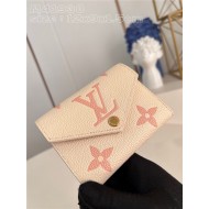 Louis Vuitton VICTORINE WALLET Monogram Empreinte M41938 Chocolate High