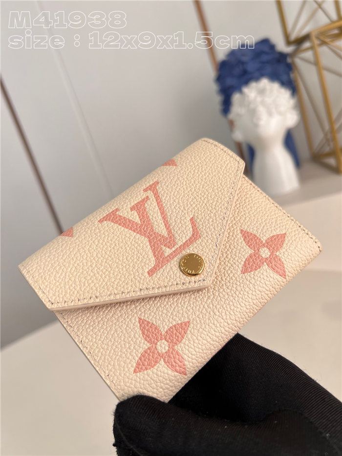 Louis Vuitton VICTORINE WALLET Monogram Empreinte M41938 Chocolate High