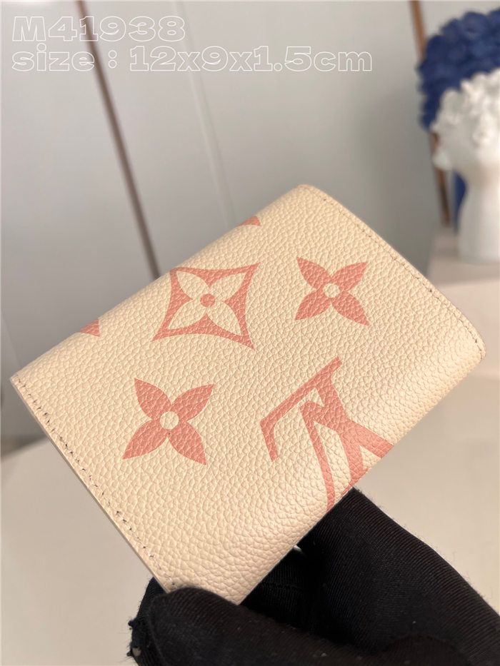 Louis Vuitton VICTORINE WALLET Monogram Empreinte M41938 Chocolate High