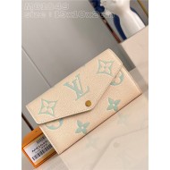 Louis Vuitton SARAH WALLET Monogram Empreinte M81049 Green High