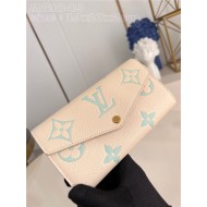 Louis Vuitton SARAH WALLET Monogram Empreinte M81049 Green High