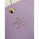 Louis Vuitton EMILIE WALLET Monogram Empreinte M82341 Purple High