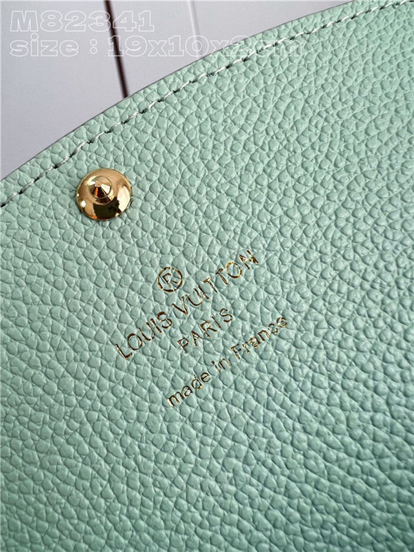 Louis Vuitton EMILIE WALLET Monogram Empreinte M82341 Green High