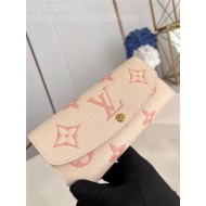 Louis Vuitton EMILIE WALLET Monogram Empreinte M82341 Chocolate High