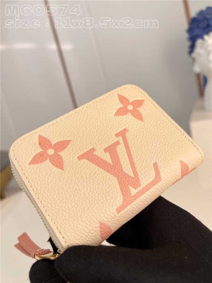 Louis Vuitton ZIPPY COIN PURSE Monogram Empreinte M60574 Chocolate High