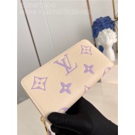 Louis Vuitton ZIPPY WALLET Monogram Empreinte M69794 Purple High