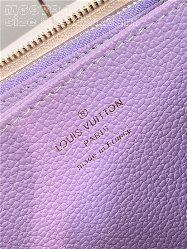 Louis Vuitton ZIPPY WALLET Monogram Empreinte M69794 Purple High