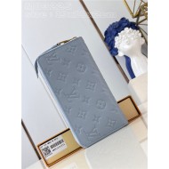 Louis Vuitton ZIPPY WALLET Monogram Empreinte M83225 Blue High