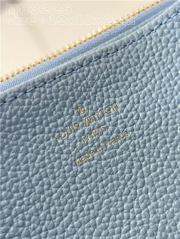 Louis Vuitton ZIPPY WALLET Monogram Empreinte M83225 Blue High