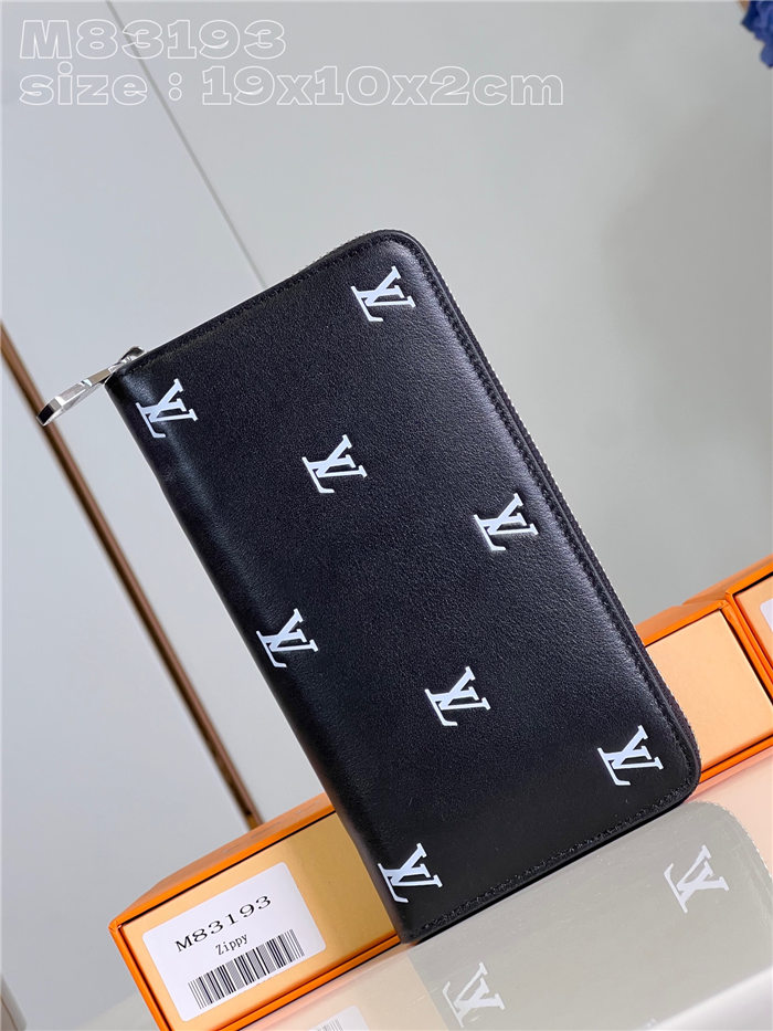 Louis Vuitton ZIPPY WALLET M83193 Black High