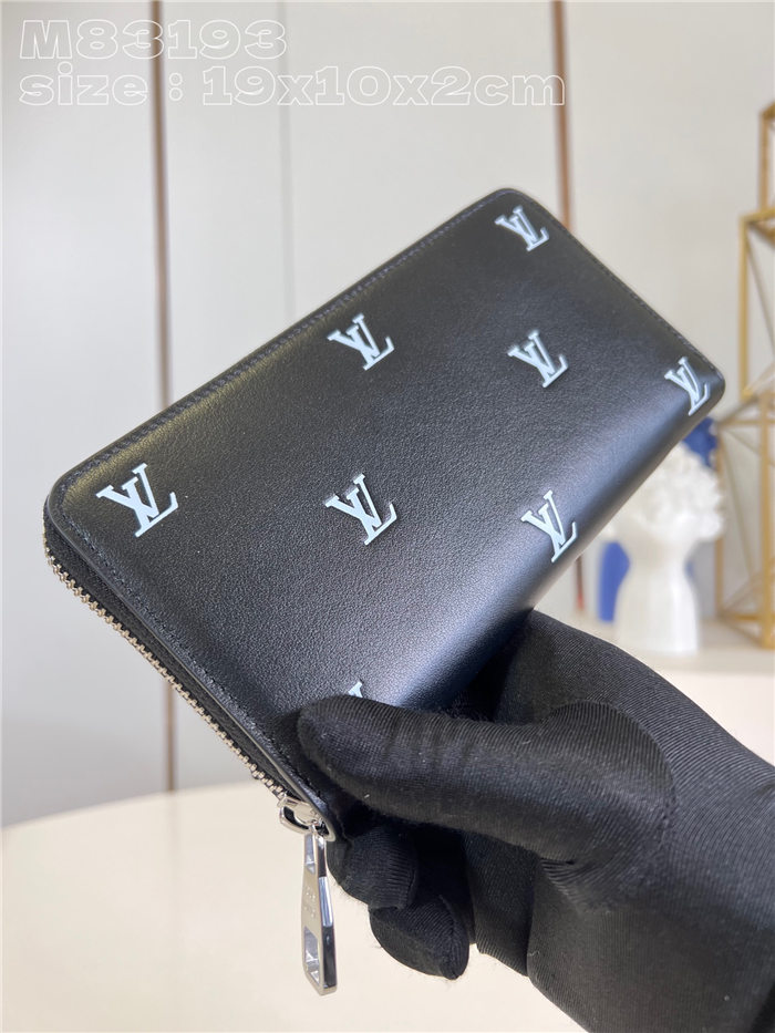 Louis Vuitton ZIPPY WALLET M83193 Black High