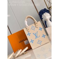 Louis Vuitton PETIT SAC PLAT Monogram Empreinte M69442 Blue High