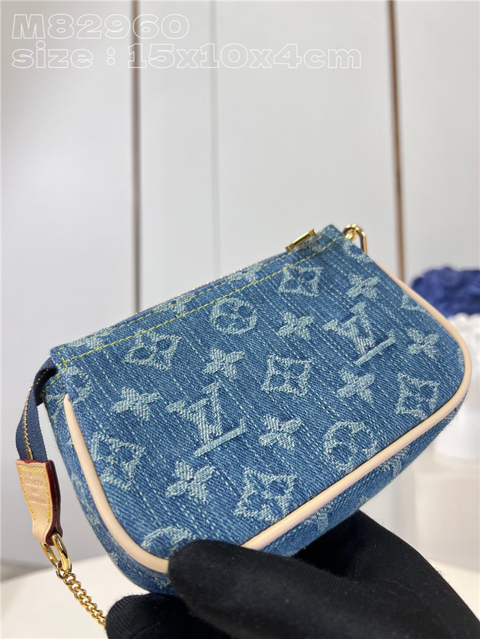 Louis Vuitton MINI POCHETTE ACCESSOIRES M82960 Denim High