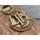 MINI LADY Dior BAG Cannage Lambskin Gold Metal Blush High