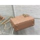 MINI LADY Dior BAG Cannage Lambskin Gold Metal Blush High