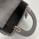 MINI LADY Dior BAG Cannage Lambskin Gold Metal Grey High