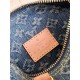 Louis Vuitton NANO SPEEDY Monogram jacquard denim Blue M82950 High