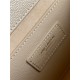 KATE MEDIUM IN GRAIN DE POUDRE EMBOSSED LEATHER Beige Gold-Metal High