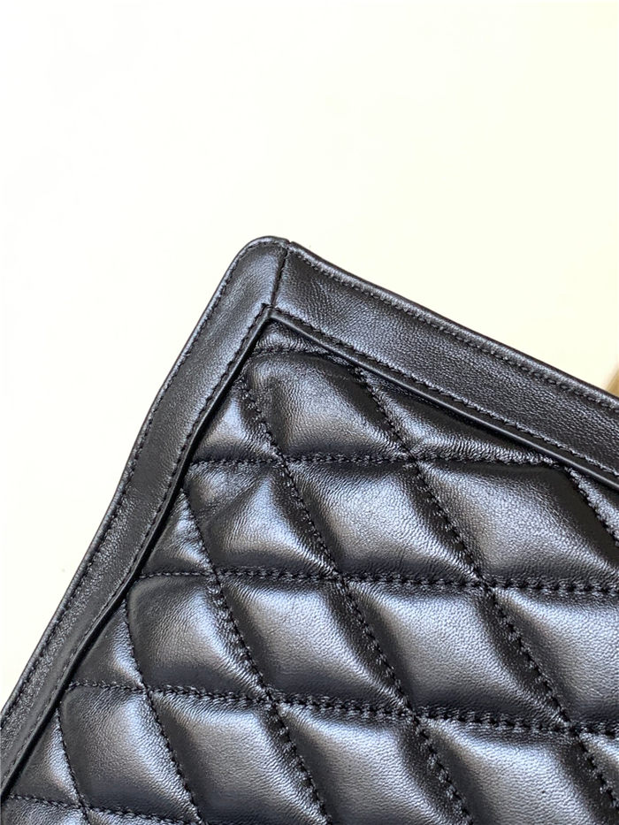 LE POCHON SHOPPING BAG IN QUILTED LAMBSKIN High