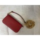 Valentino Garavani MINILOCO Crossbody Bag Calfskin Leather Red High