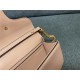 Valentino Garavani MINILOCO Crossbody Bag Calfskin Leather Beige Gold High