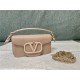 Valentino Garavani MINILOCO Crossbody Bag Calfskin Leather Nude-Pink High