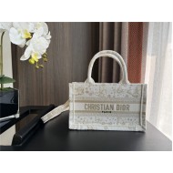 MINI Dior BOOK TOTE Butterfly Zodiac Embroidery Gold With Strap High