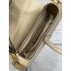 SADDLE BAG Grained Calfskin Beige High