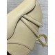 SADDLE BAG Grained Calfskin Beige High