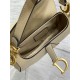 Mini SADDLE BAG Grained Calfskin Beige High