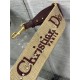 SHOULDER STRAP Dior Oblique Embroidered Burgundy High