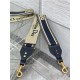 SHOULDER STRAP 'Christian Dior' Embroidery Blue High