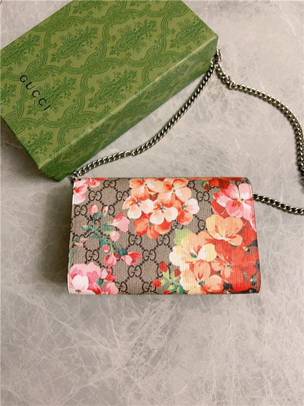 DIONYSUS MINI CHAIN WALLET 401231 Flower Pink High