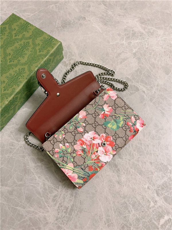 DIONYSUS MINI CHAIN WALLET 401231 Flower Pink High