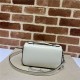 Gucci PETITE GG MINI SHOULDER BAG 739722 Leather White High