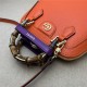 Gucci Diana mini tote bag 715775 Leather Orange High