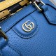 Gucci Diana mini tote bag 715775 Leather Blue High