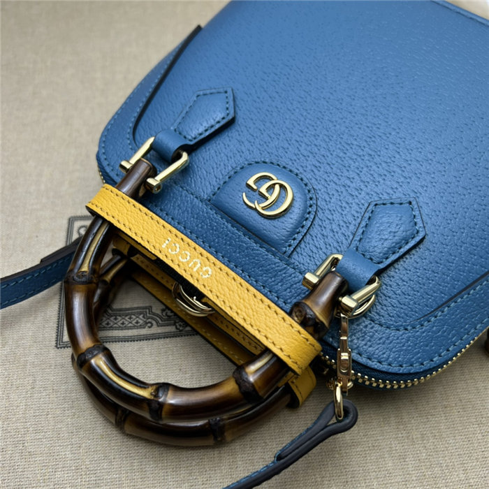 Gucci Diana mini tote bag 715775 Leather Blue High