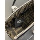 Fendi By The Way Mini Boston bag leather Black-White High