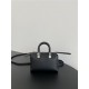 Fendi By The Way Mini Boston bag leather Black-White High