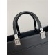 MEDIUM Fendi SUNSHINE Leather Shopper Black-White High