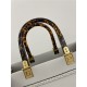 MEDIUM Fendi SUNSHINE Leather & Elaphe Shopper White High