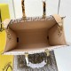 MEDIUM Fendi SUNSHINE Raffia Shopper High