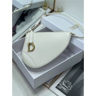 SADDLE SHOULDER POUCH Goatskin Latte High