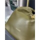 Squeeze bag MEDIUM in nappa lambskin Olive High