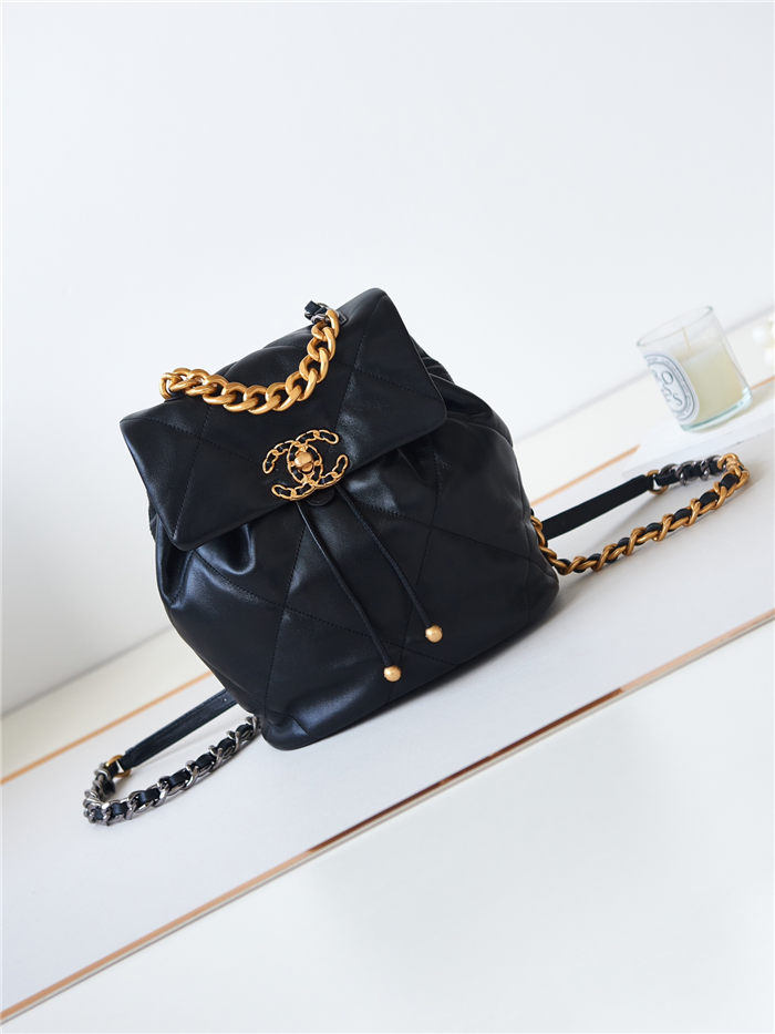 Chanel 19 BACKPACK AS4223 Lambskin Black A