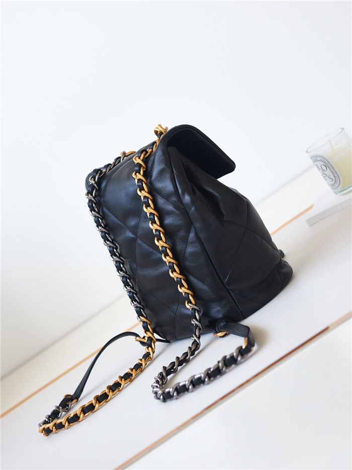 Chanel 19 BACKPACK AS4223 Lambskin Black A