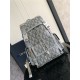 Dior Hit The Road Backpack Large CD Diamond Canvas Grey High