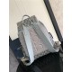 Dior Hit The Road Backpack Large CD Diamond Canvas Grey High