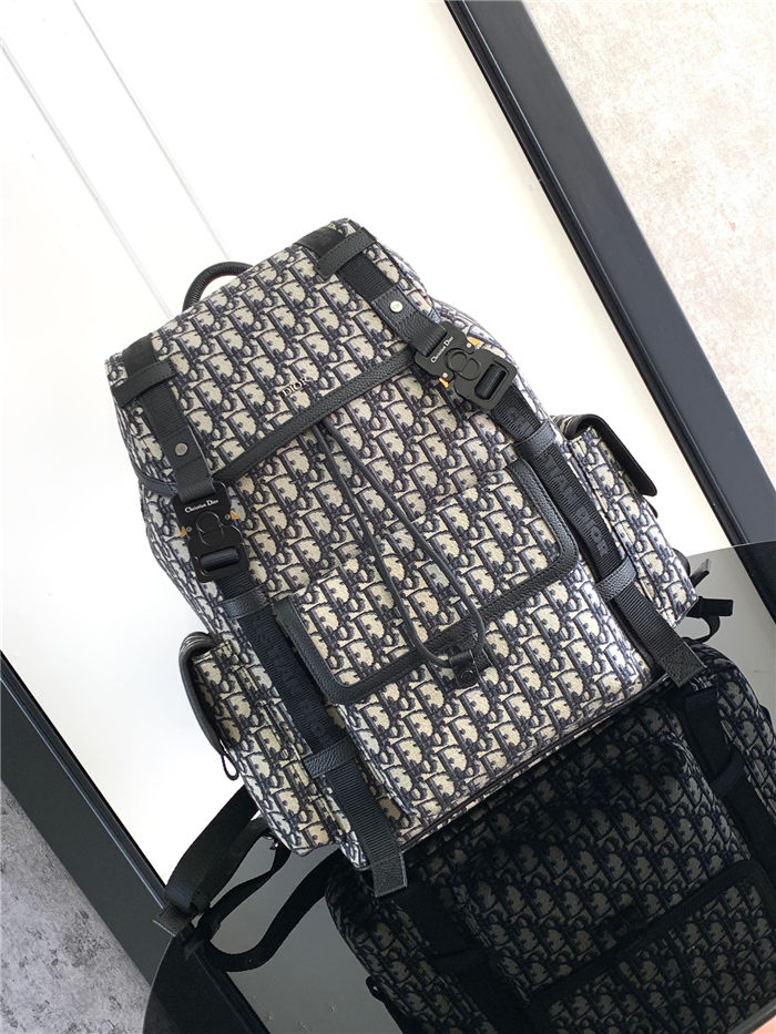 Dior Hit The Road Backpack Large Dior Oblique Jacquard High